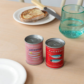 Tin salt and pepper shakers - Fish - image 2