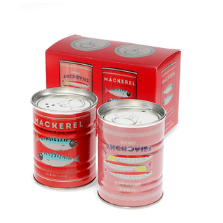 Tin salt and pepper shakers - Fish - image 1