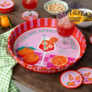 Round metal serving tray - Aperitivo Spritz - image 2