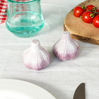Ceramic salt and pepper shakers - Garlic - image 2