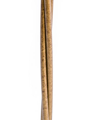 Antique Gold Palm Leaf Floor Lamp