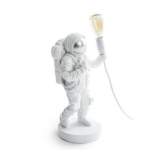 White Standing Astronaut Lamp