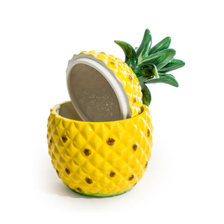 Large Ceramic Pineapple Jar / Storage Bowl