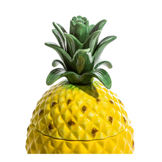 Large Ceramic Pineapple Jar / Storage Bowl