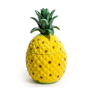 Large Ceramic Pineapple Jar / Storage Bowl
