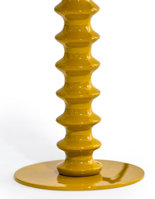 Mustard Yellow Large Ribbed Table Lamp