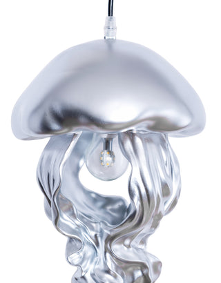 Silver Jellyfish Ceiling Pendant