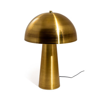 Brushed Brass Mushroom Table Lamp