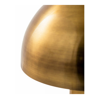 Brushed Brass Mushroom Table Lamp