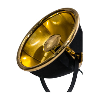 Black and Brass Large Tripod Table Lamp
