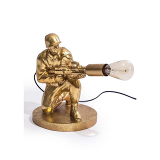 Antique Gold Toy Soldier Table Lamp