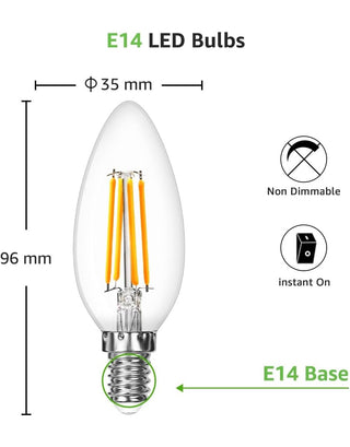 4w Candle Bulb (E14 Edison screw)
