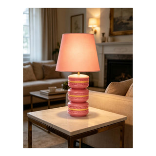 Pink Macaroon Stack Table Lamp (to be bought in qtys of 2)