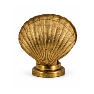 Large Gold Shell Table Lamp