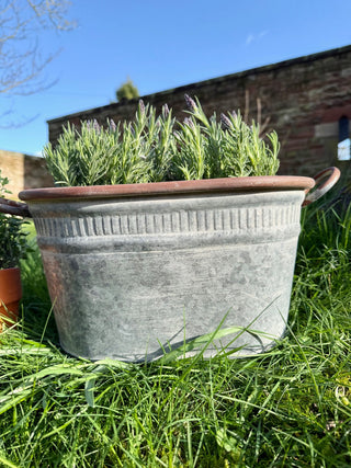 Galvanised Metal Oval Dolly Tub