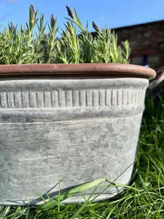 Galvanised Metal Oval Dolly Tub