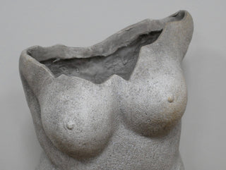 Rustic Classical Lady Bust Urn