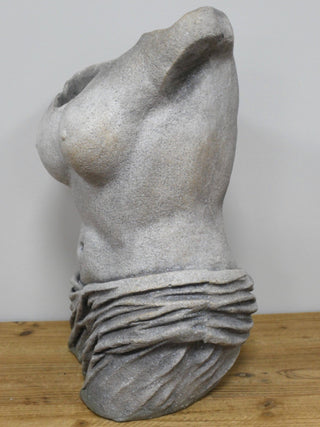 Rustic Classical Lady Bust Urn