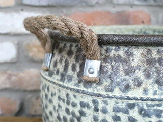 Stylish Planter With Rope Handles