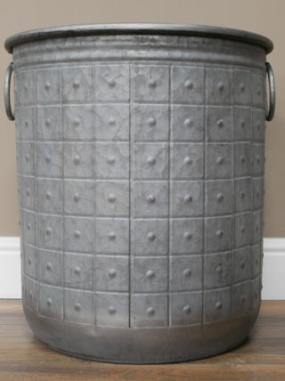 Set of 3 Galvanised Zinc Tub Dolly Tubs