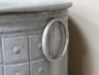 Set of 3 Galvanised Zinc Tub Dolly Tubs