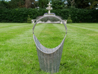 Galvanised Metal Ribbed Dolly Tub