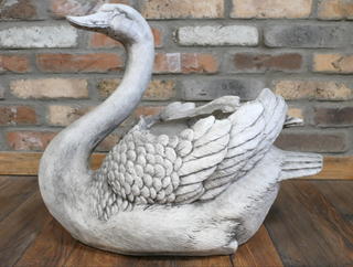 White Swan Planter