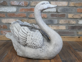 White Swan Planter
