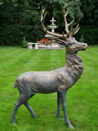 Large Resin Stag Garden Ornament