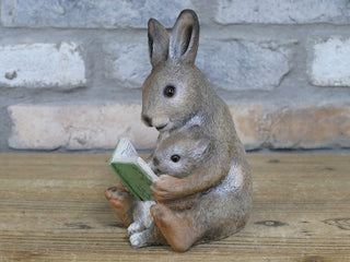 Reading Rabbit Ornament
