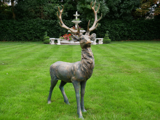 Large Resin Stag Garden Ornament