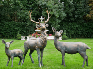 Large Resin Stag Garden Ornament