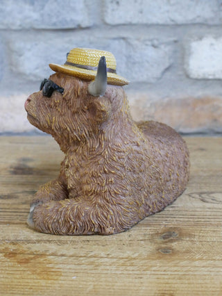 Resin Highland Cow Ornament