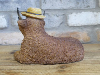Resin Highland Cow Ornament
