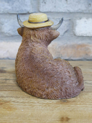 Resin Highland Cow Ornament