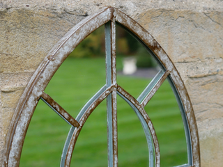 Gothic Arch Garden Mirror