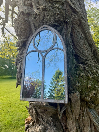 Gothic Arch Garden Mirror