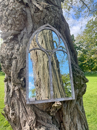 Gothic Arch Garden Mirror