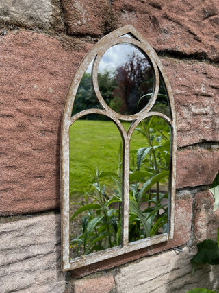 Gothic Arch Garden Mirror