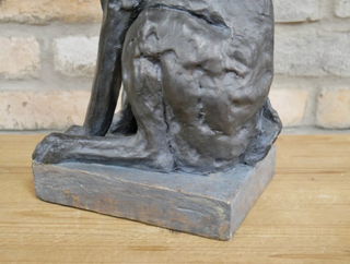 Bronzed Resin Hare Garden Ornament