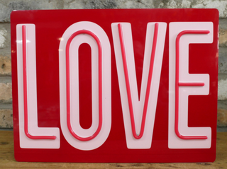 'LOVE' LED Neon Wall Sign
