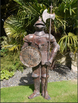 Rustic Knight Garden Ornament