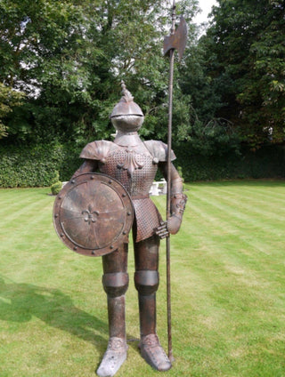 Large Rustic Knight Garden Ornament