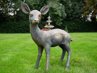 Large Resin Baby Stag Garden Ornament