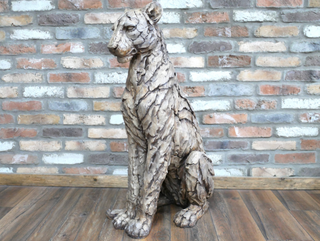 Large Leopard Garden Ornament