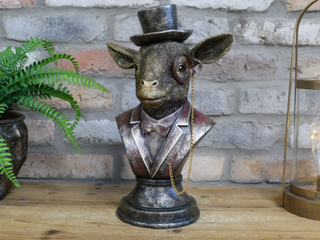 Large Goat Bust