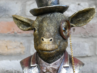 Large Goat Bust