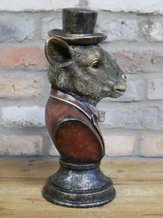 Large Goat Bust
