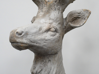 Large Rustic Resin Stag Deer Garden Ornament