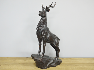 Large Bronzed Stag Ornament